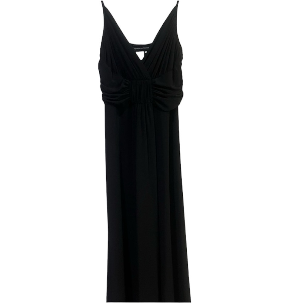 Black midi dress
